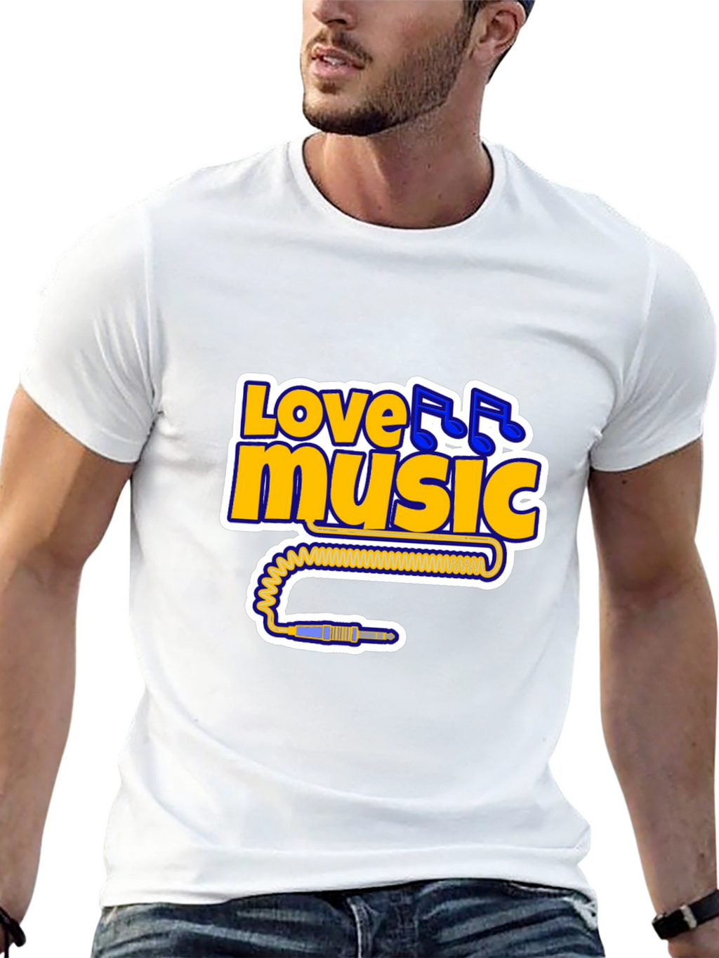 Love Music Black T-Shirt