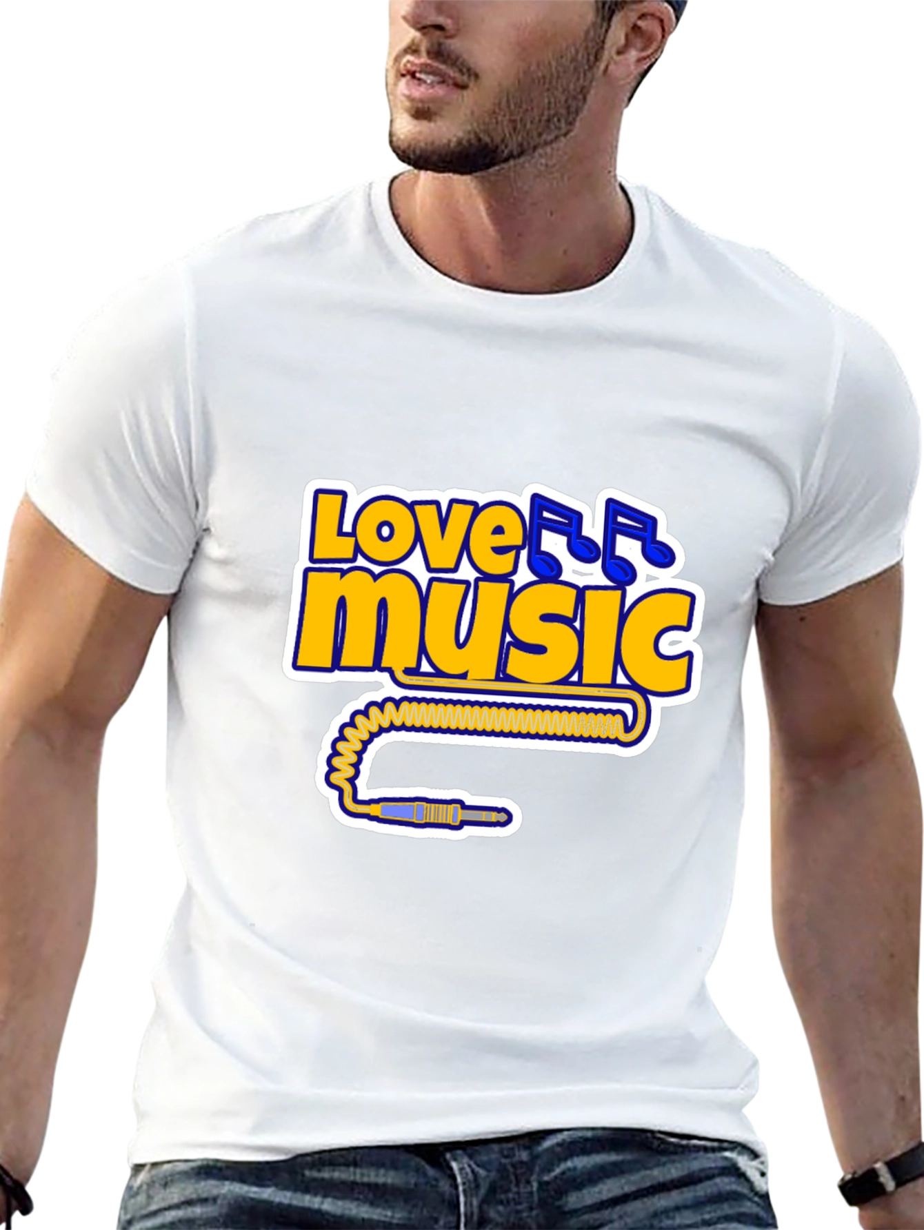 Love Music Black T-Shirt