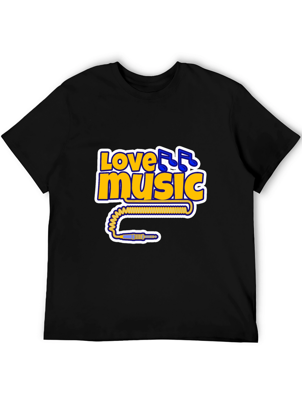 Love Music Black T-Shirt