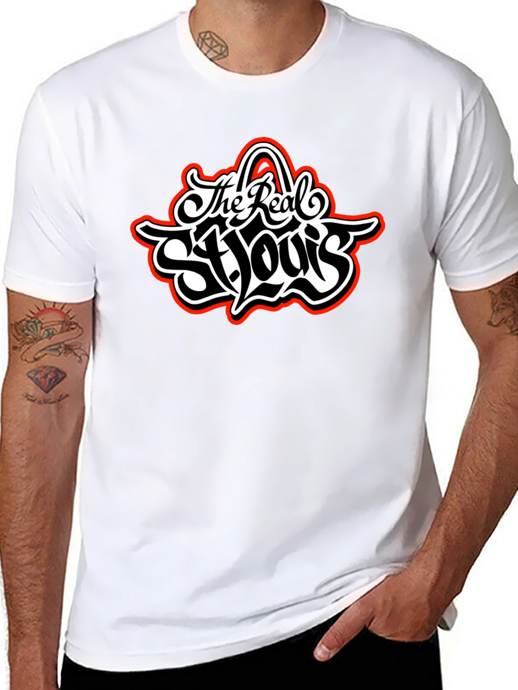 The Real St. Louis Black Graphic Tee