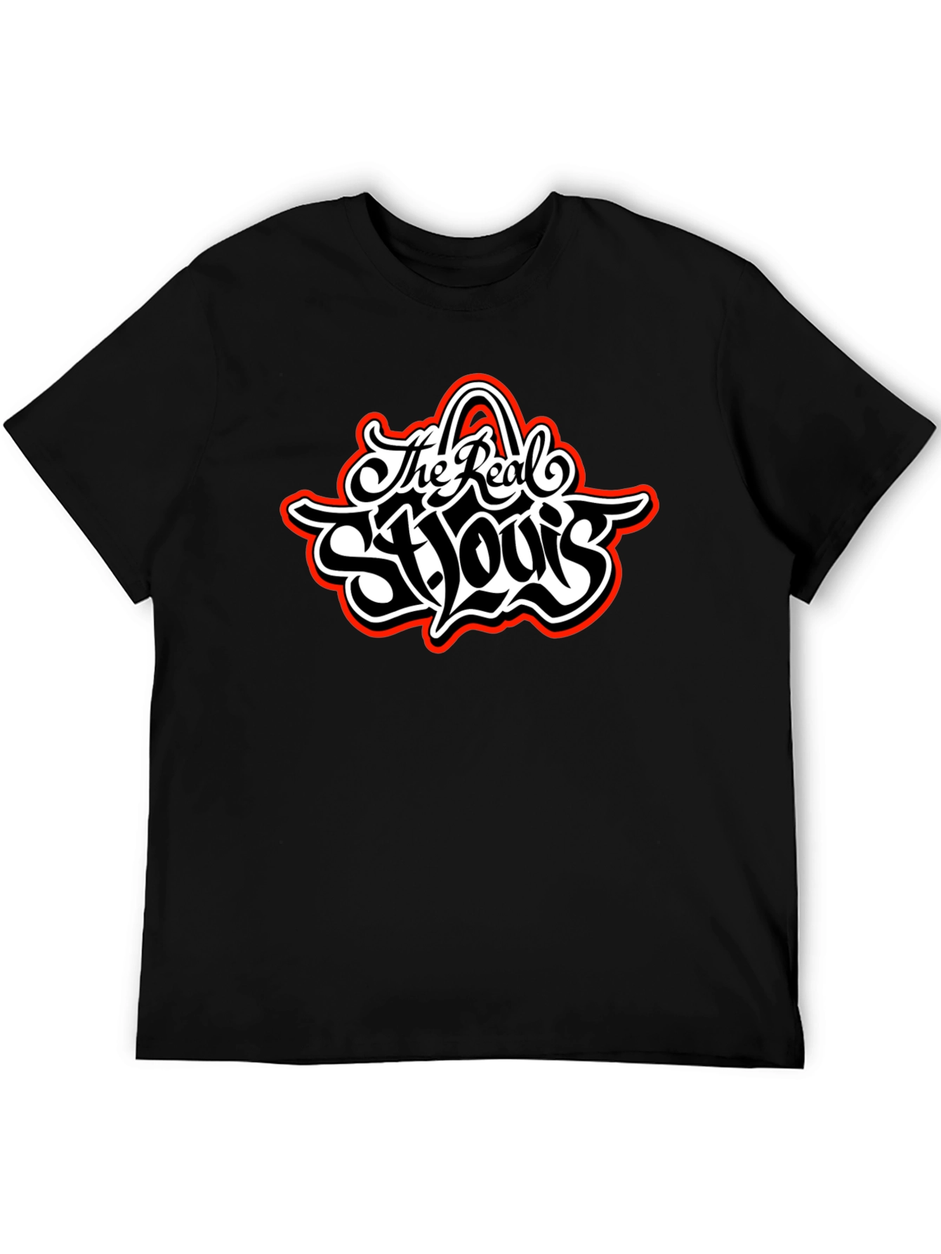 The Real St. Louis Black Graphic Tee