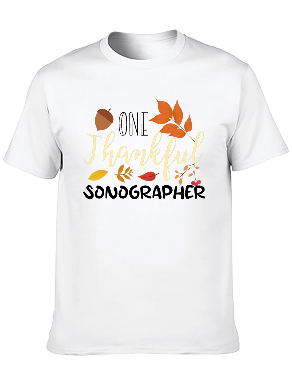 One Thankful Sonographer Fall T-Shirt