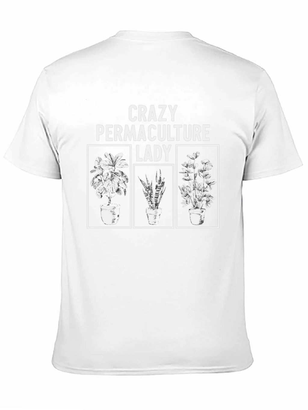 Crazy Permaculture Lady Black T-Shirt