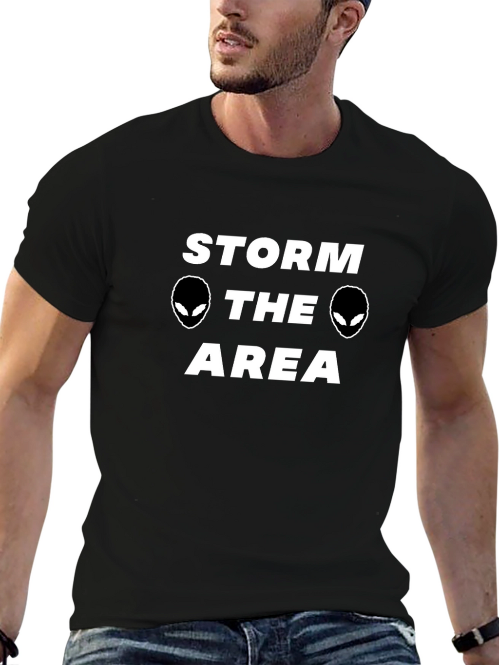 Storm Area 51 T-Shirt Alien Graphic Tee