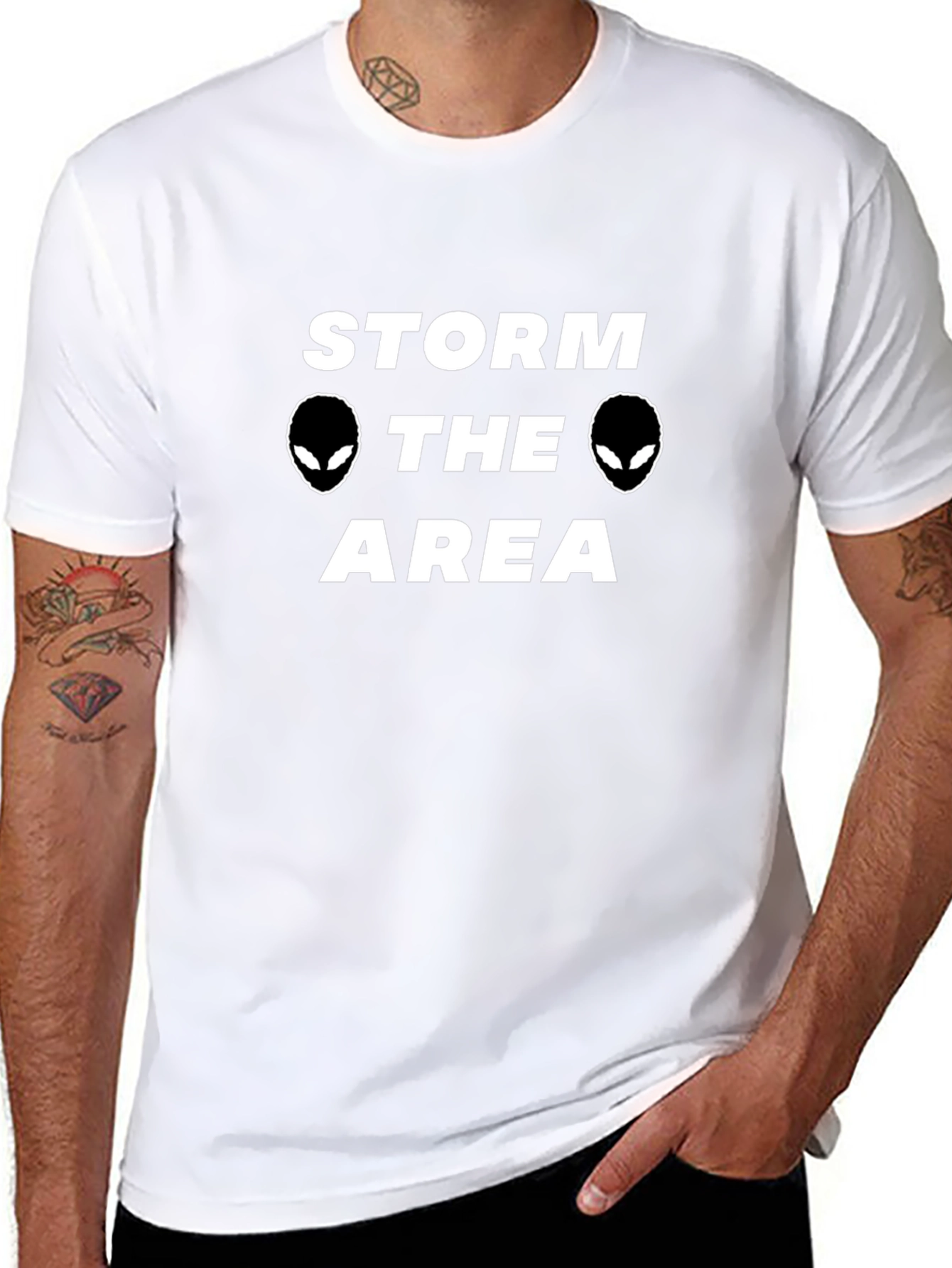 Storm Area 51 T-Shirt Alien Graphic Tee