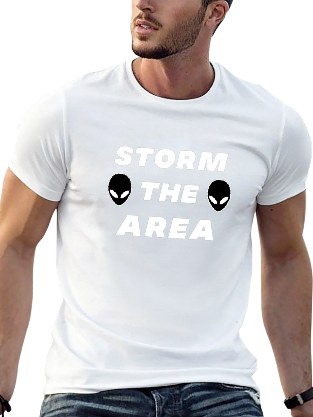 Storm Area 51 T-Shirt Alien Graphic Tee