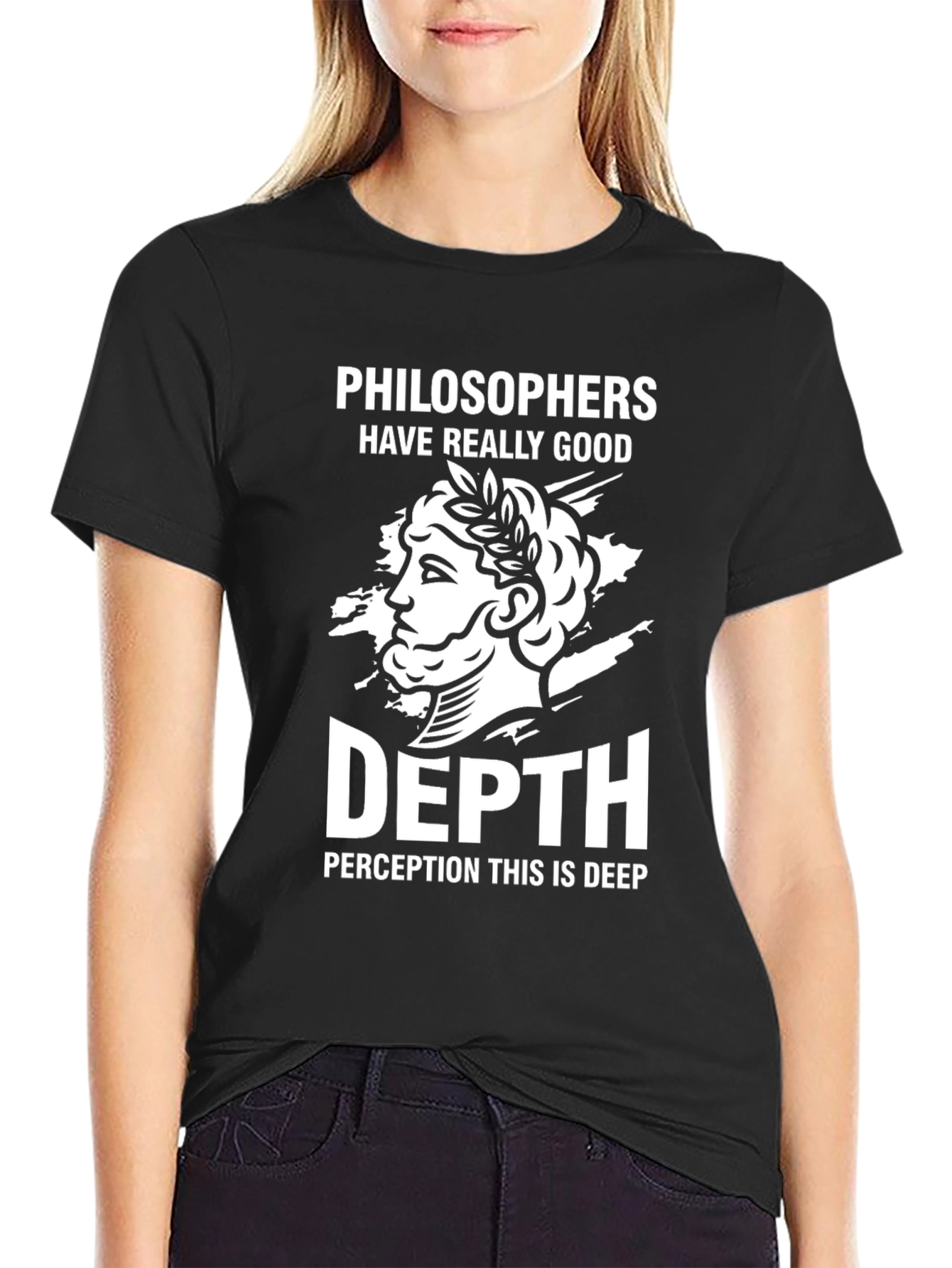 Philosophers Depth Perception Graphic T-Shirt