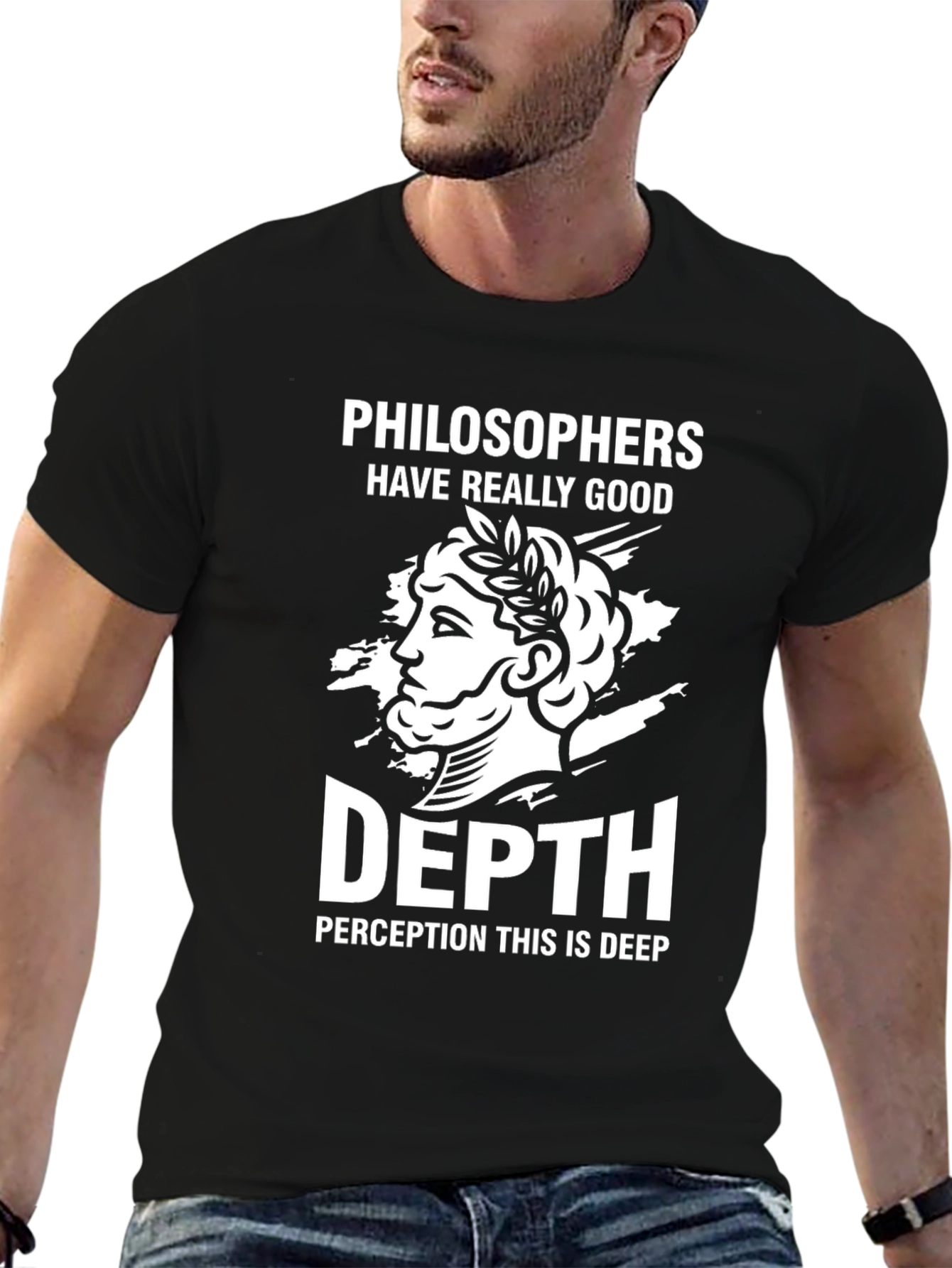 Philosophers Depth Perception Graphic T-Shirt