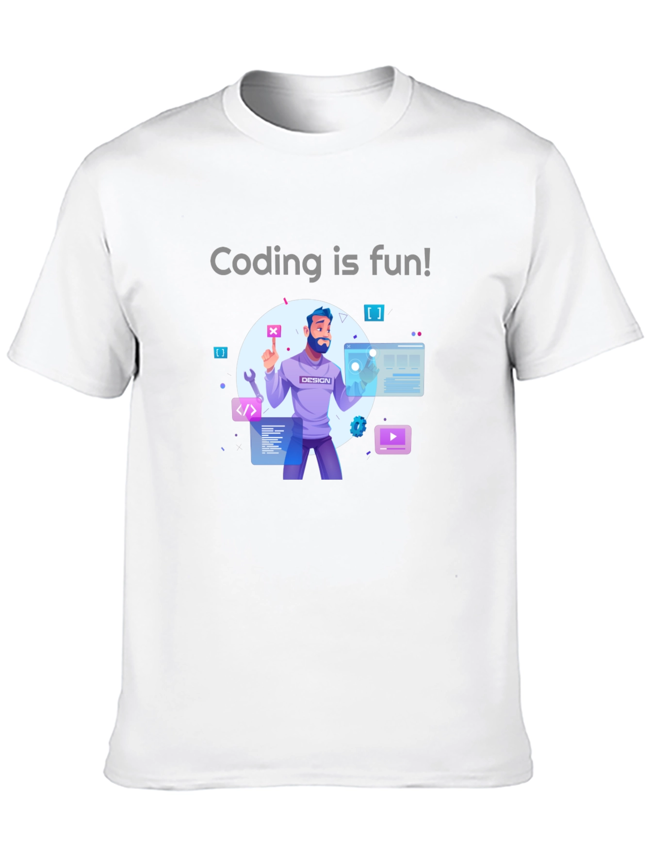 Coding is Fun T-Shirt - Programmer Design Tee