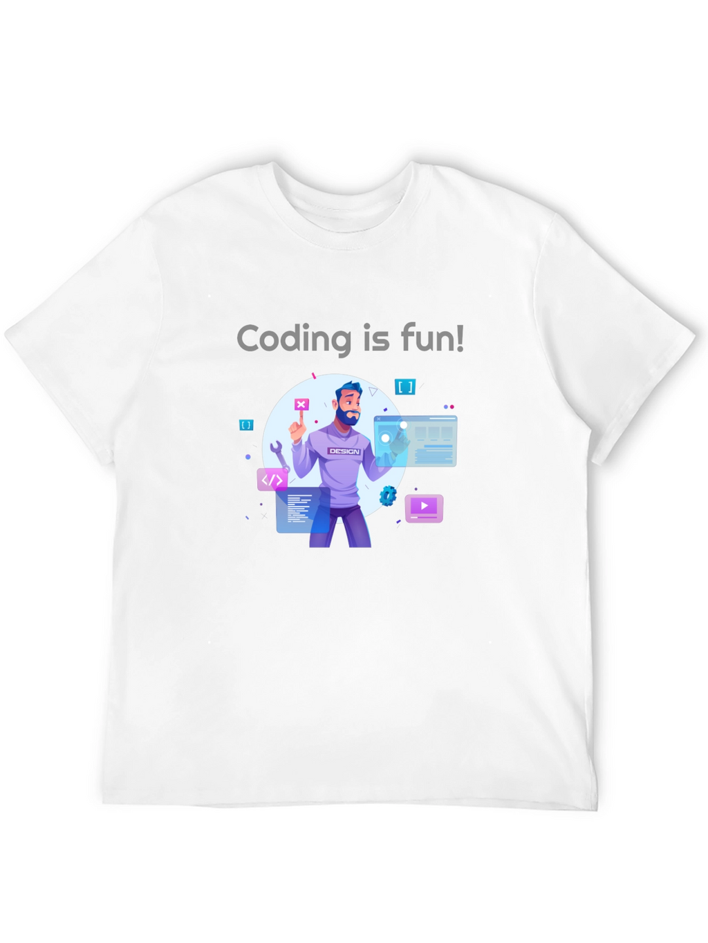 Coding is Fun T-Shirt - Programmer Design Tee