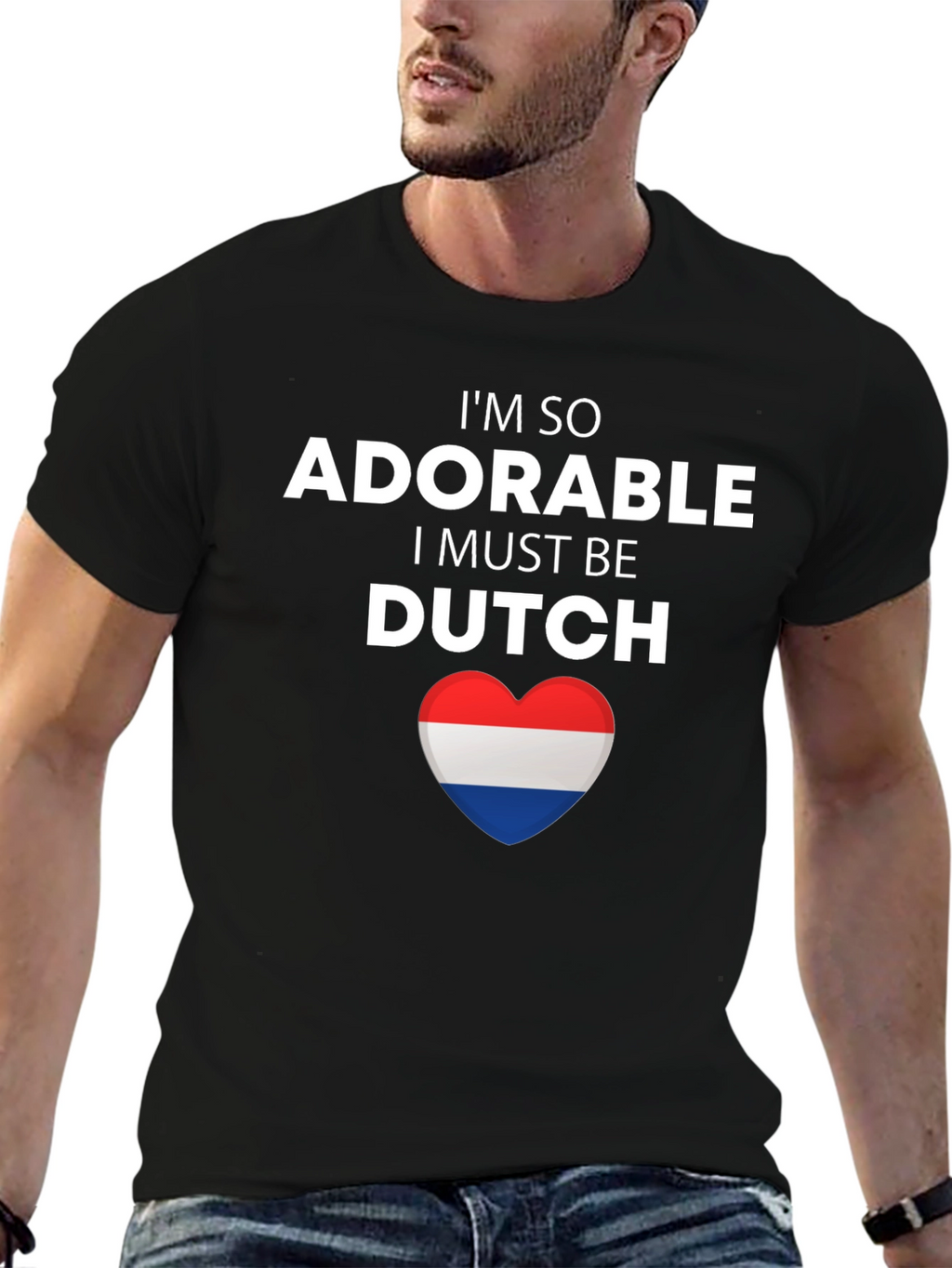 Adorable Dutch Pride T-Shirt - Netherlands Flag Heart