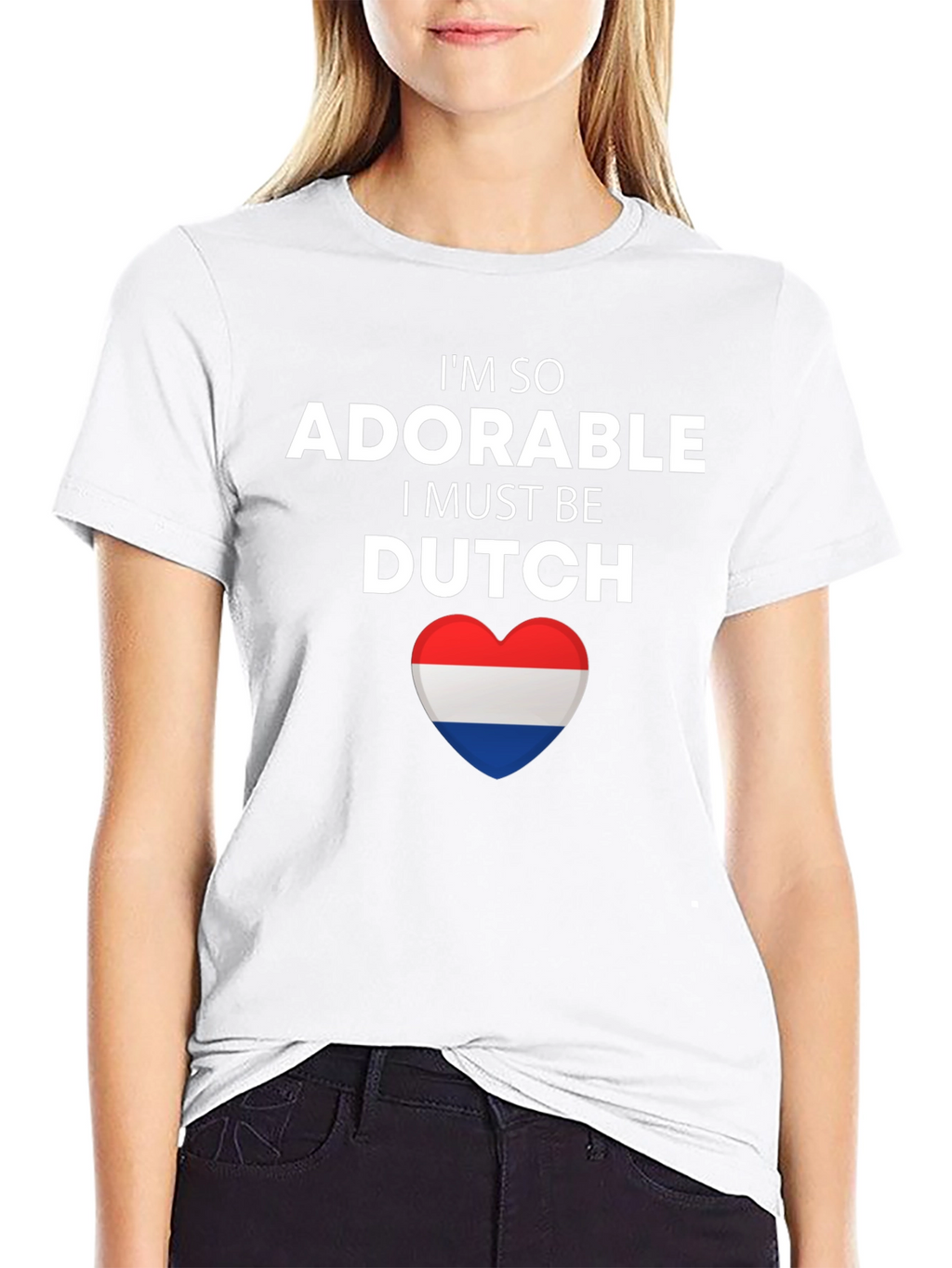 Adorable Dutch Pride T-Shirt - Netherlands Flag Heart