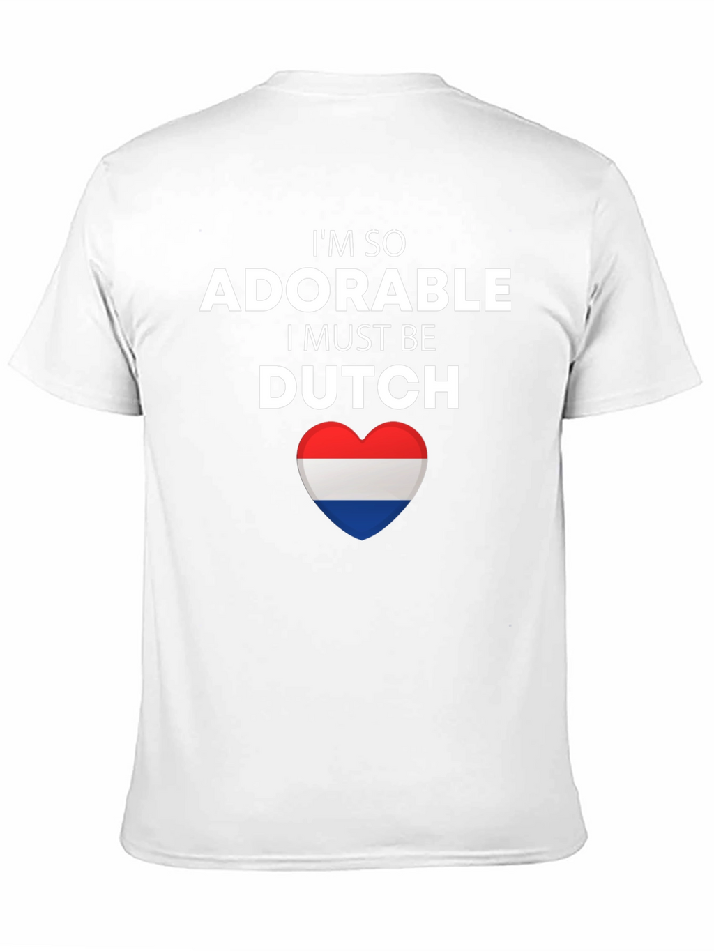 Adorable Dutch Pride T-Shirt - Netherlands Flag Heart