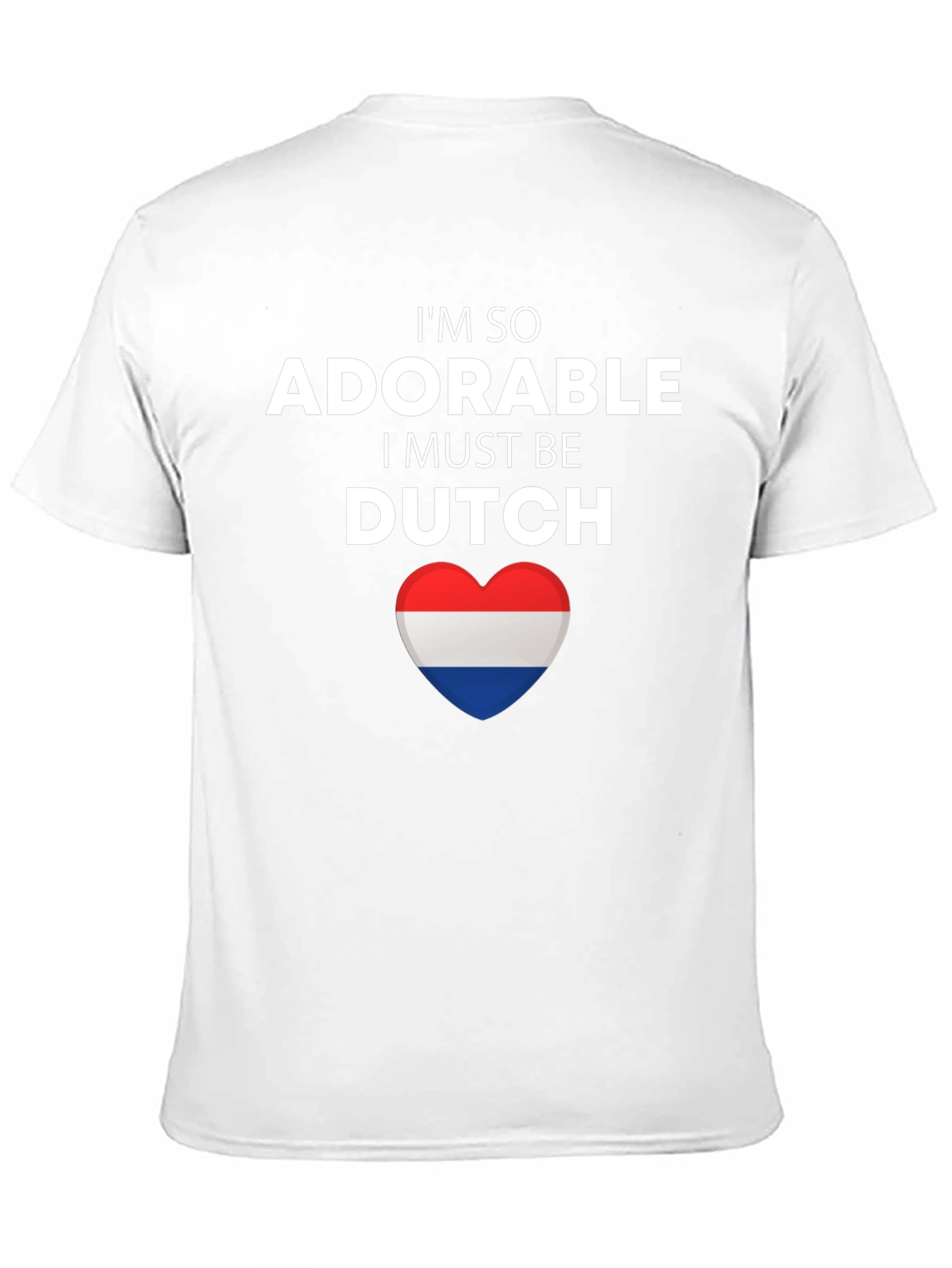 Adorable Dutch Pride T-Shirt - Netherlands Flag Heart