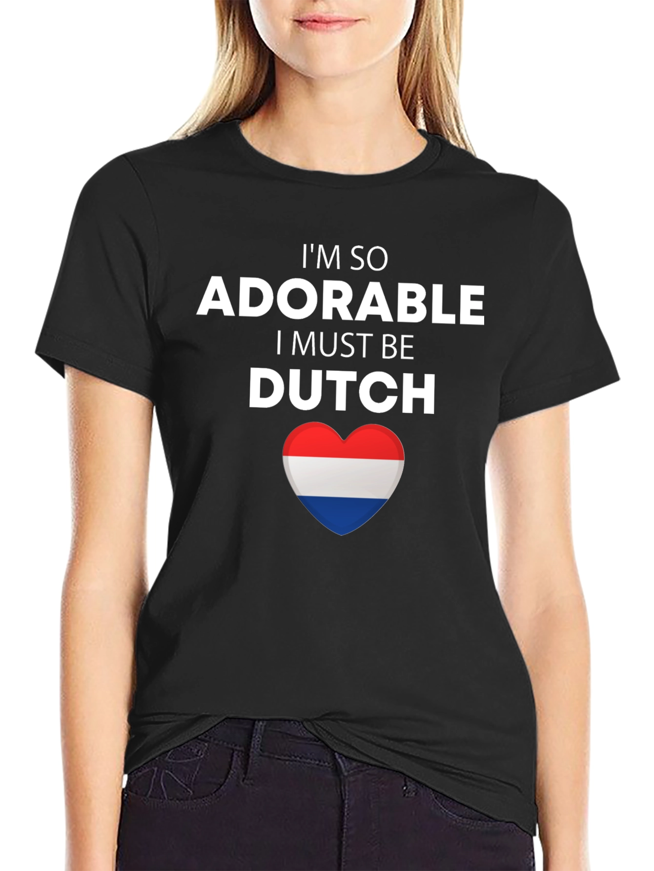 Adorable Dutch Pride T-Shirt - Netherlands Flag Heart