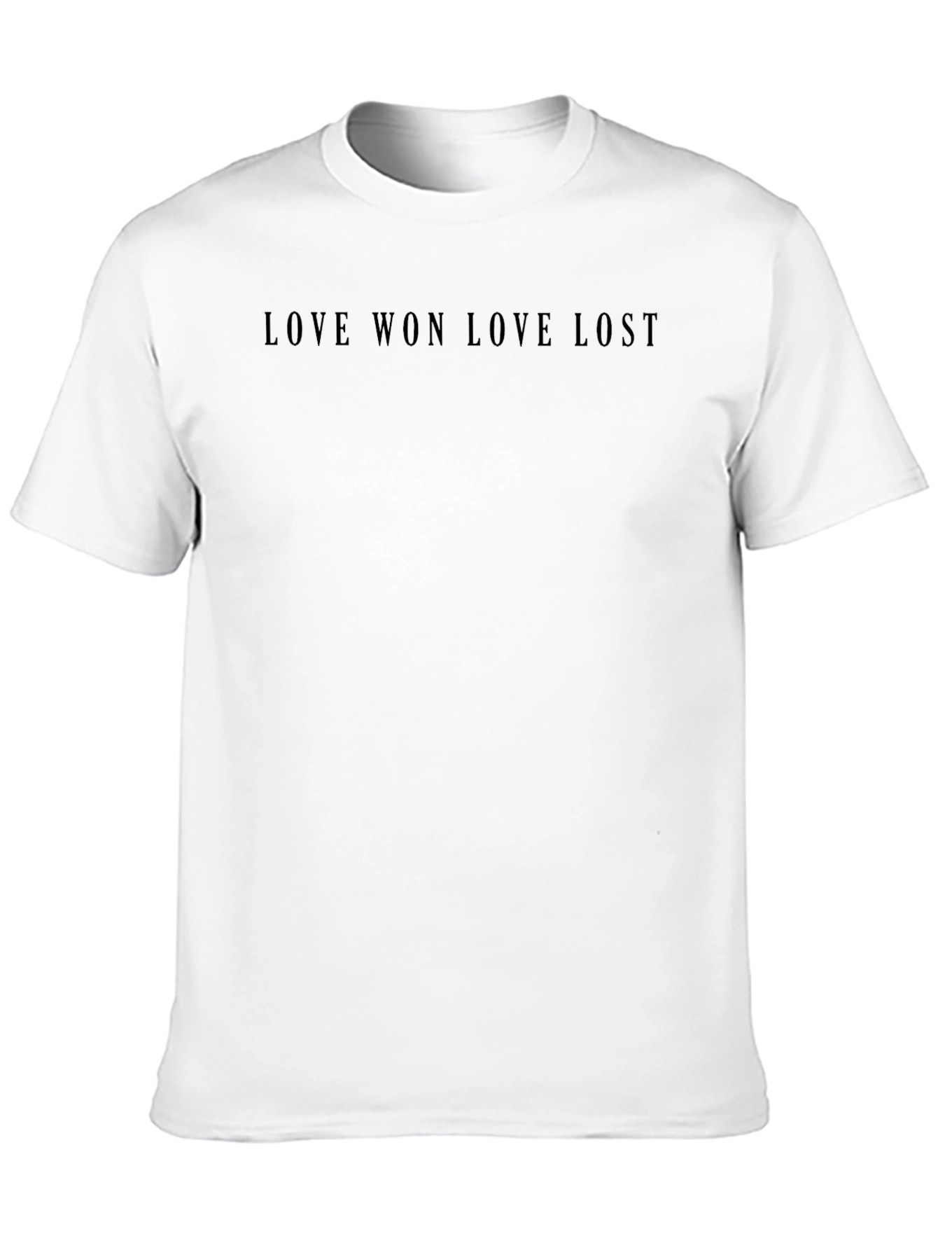 Love Won Love Lost Black Graphic Tee