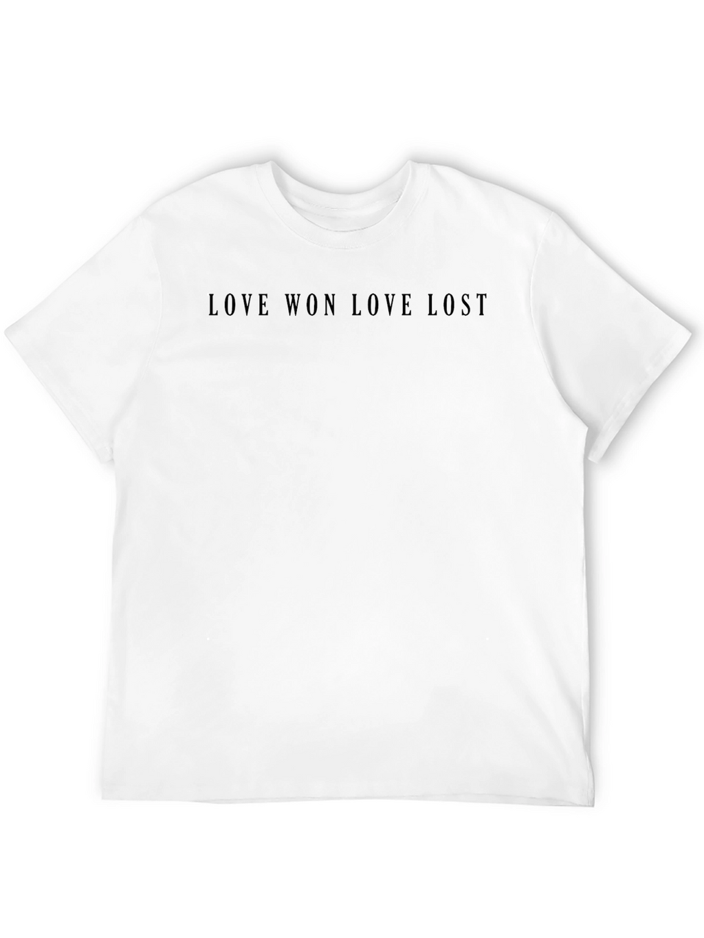 Love Won Love Lost Black Graphic Tee