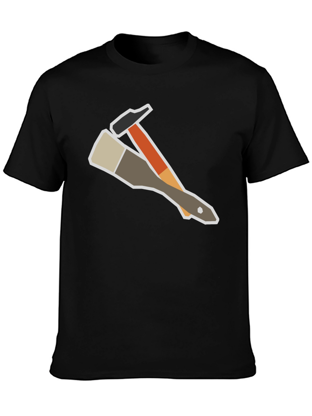 Painters Tee: Hammer & Brush Graphic T-Shirt