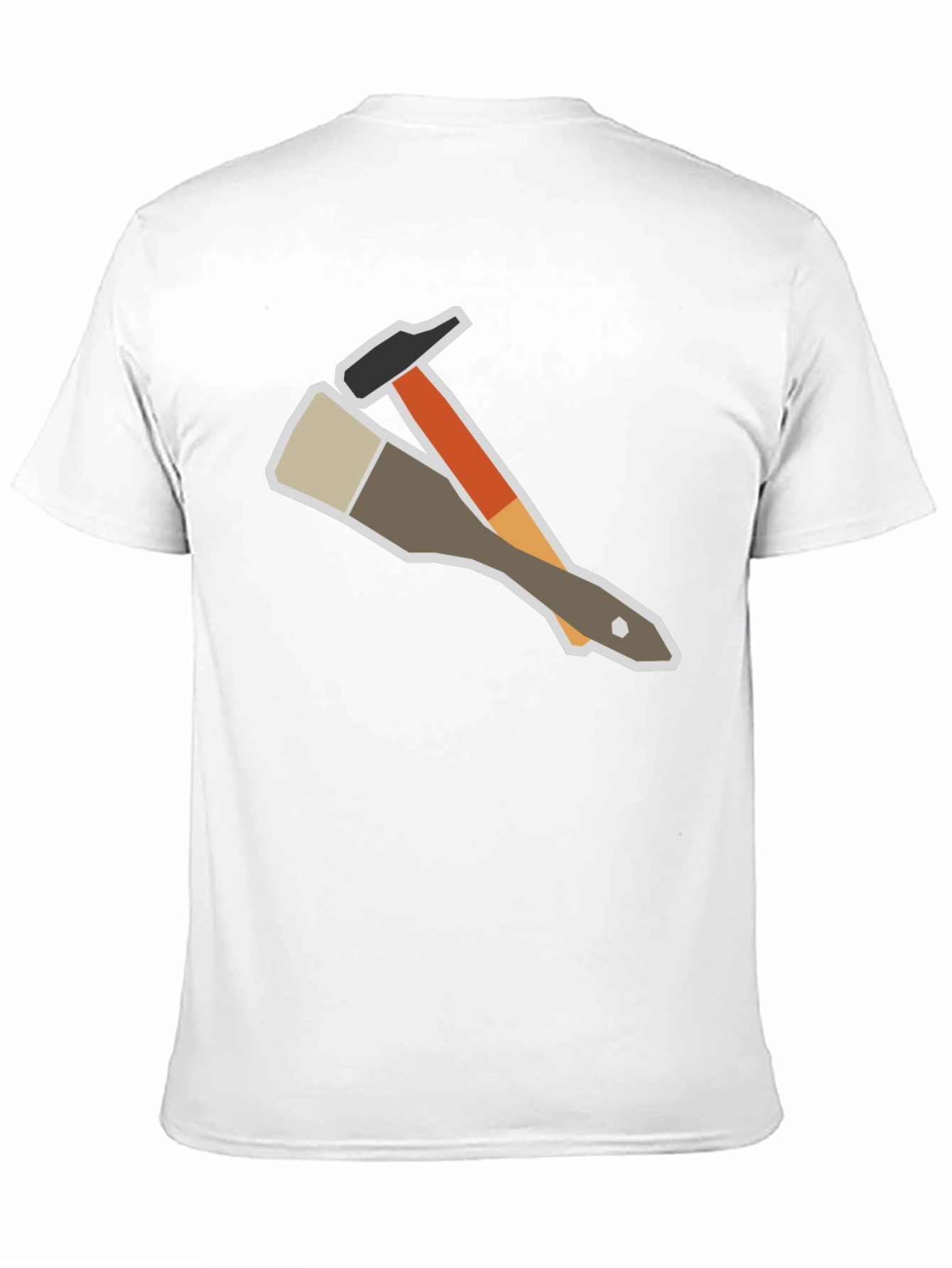 Painters Tee: Hammer & Brush Graphic T-Shirt