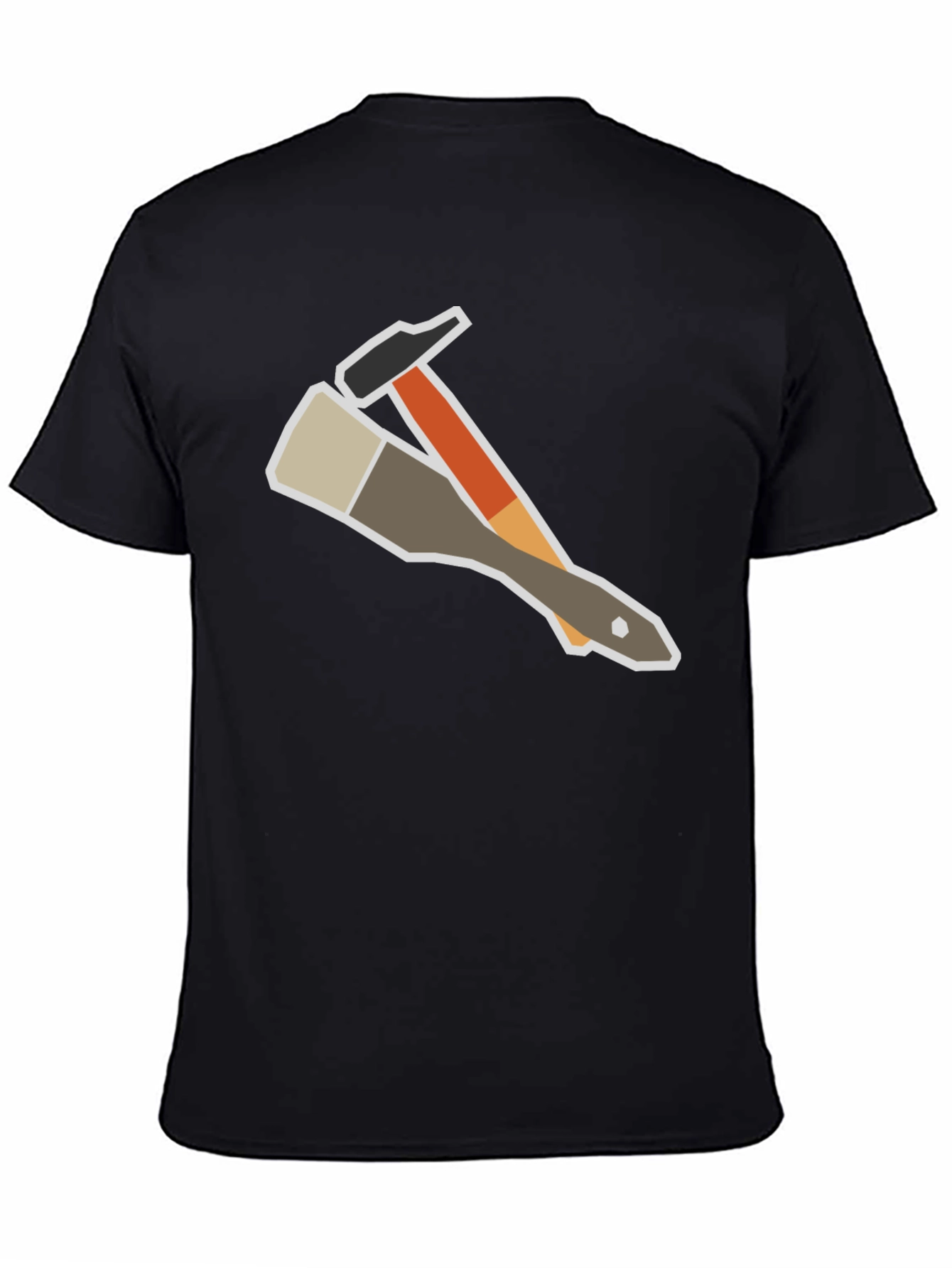 Painters Tee: Hammer & Brush Graphic T-Shirt