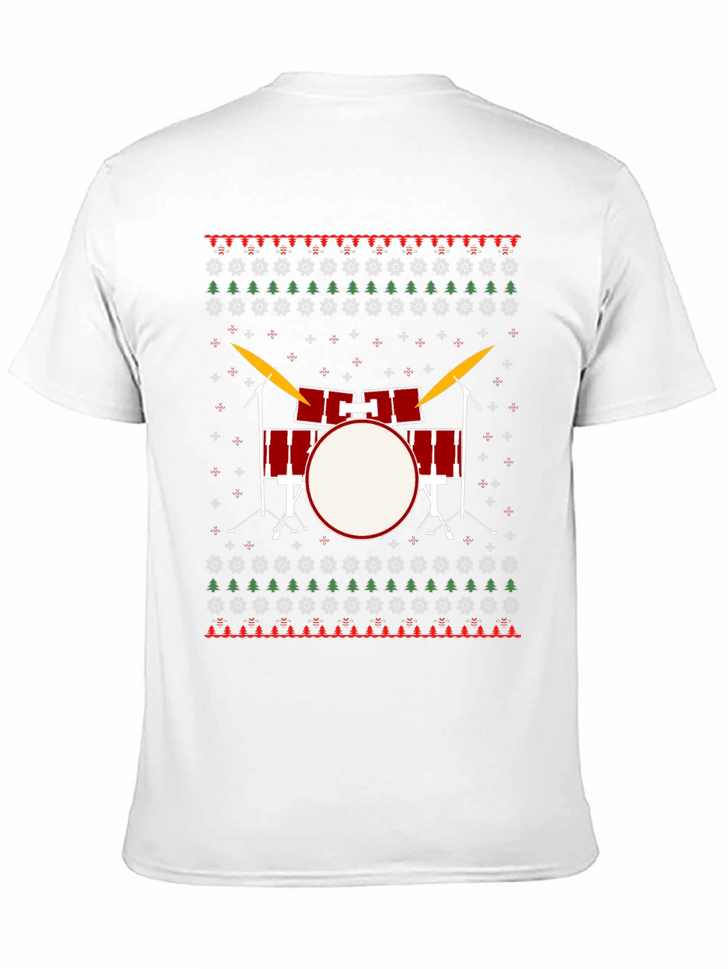 Drum Kit Christmas Sweater T-Shirt