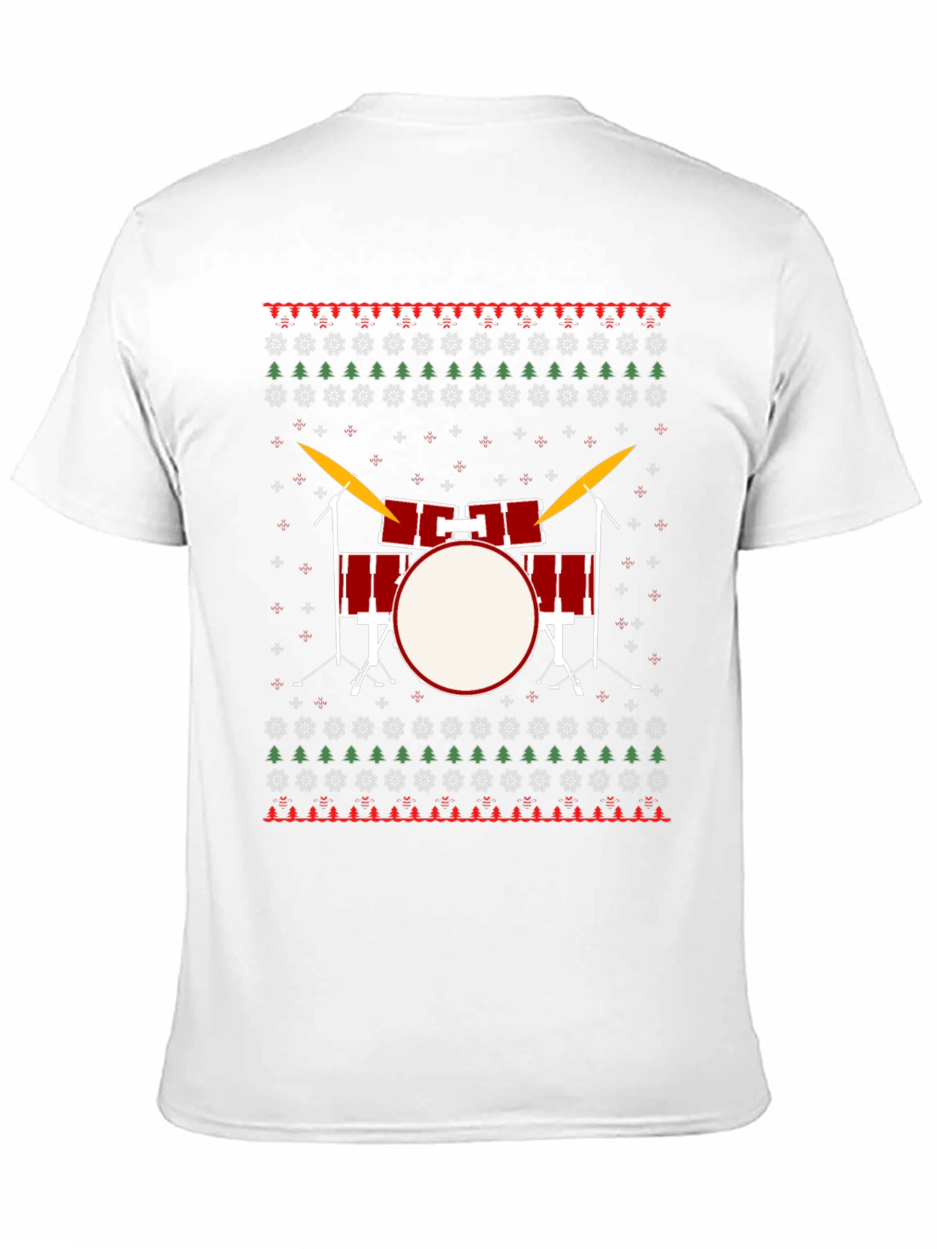 Drum Kit Christmas Sweater T-Shirt