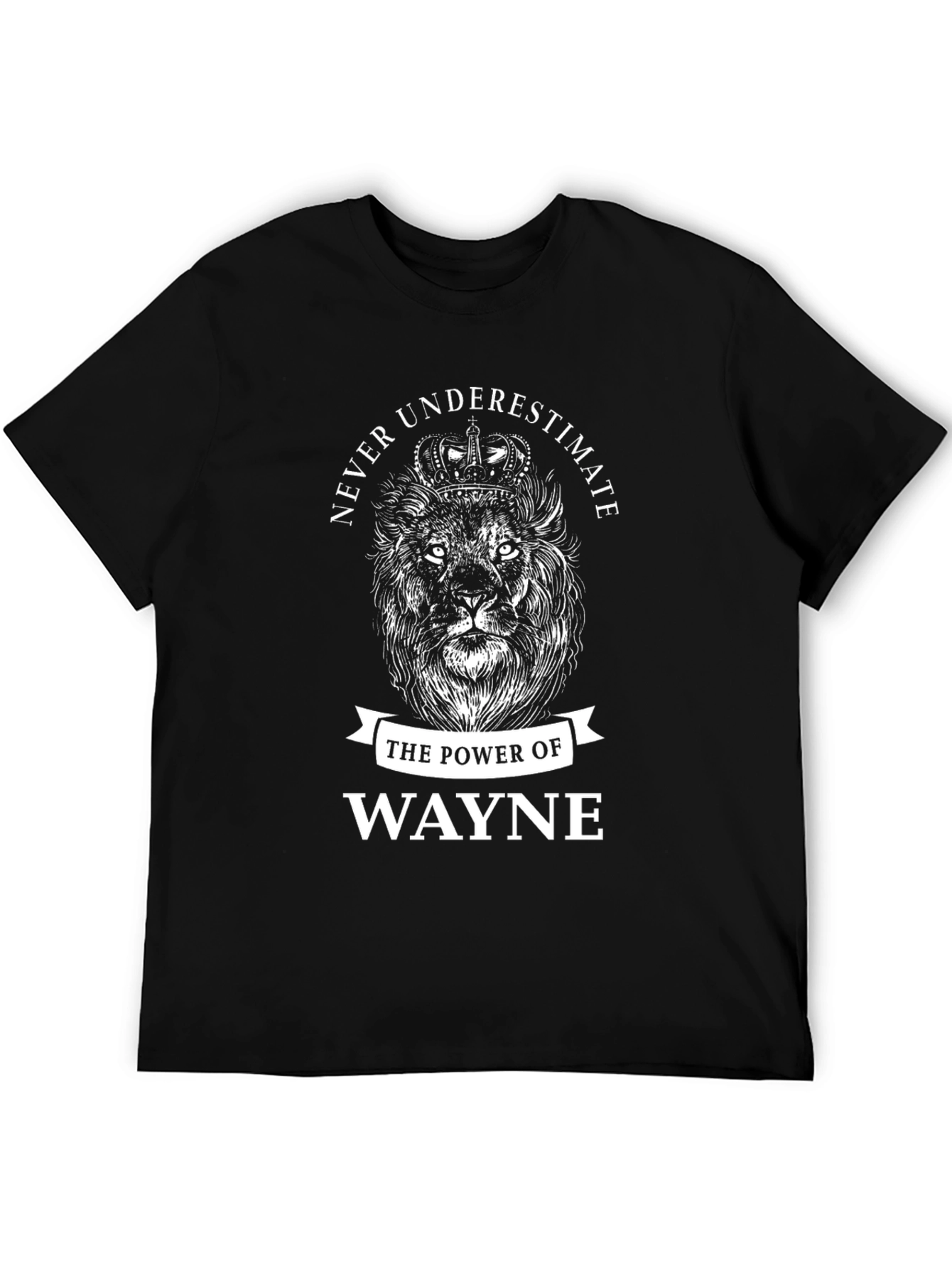 Never Underestimate Wayne Lion Graphic T-Shirt