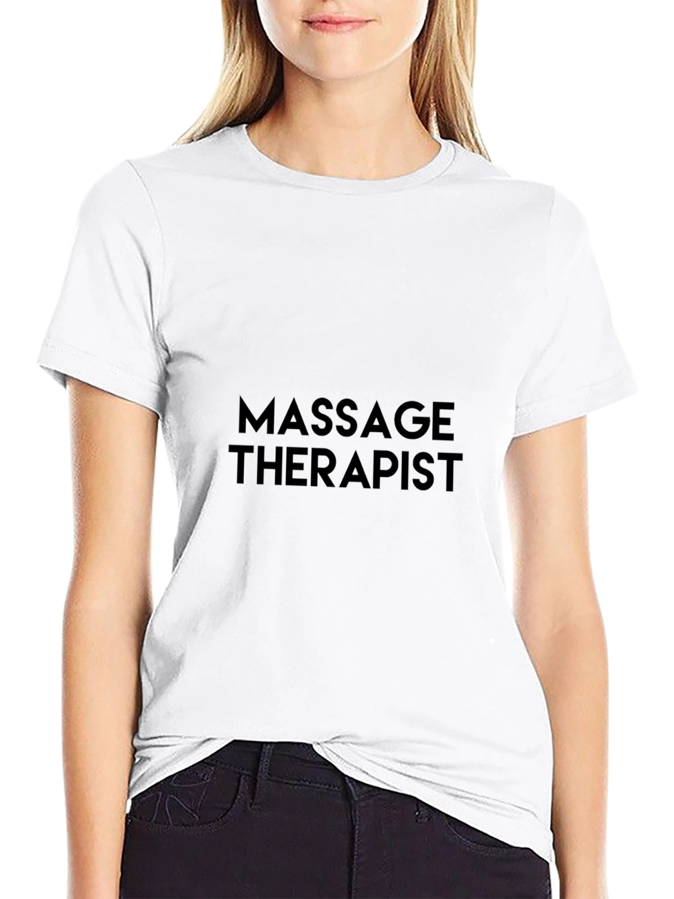 Massage Therapist Black T-Shirt