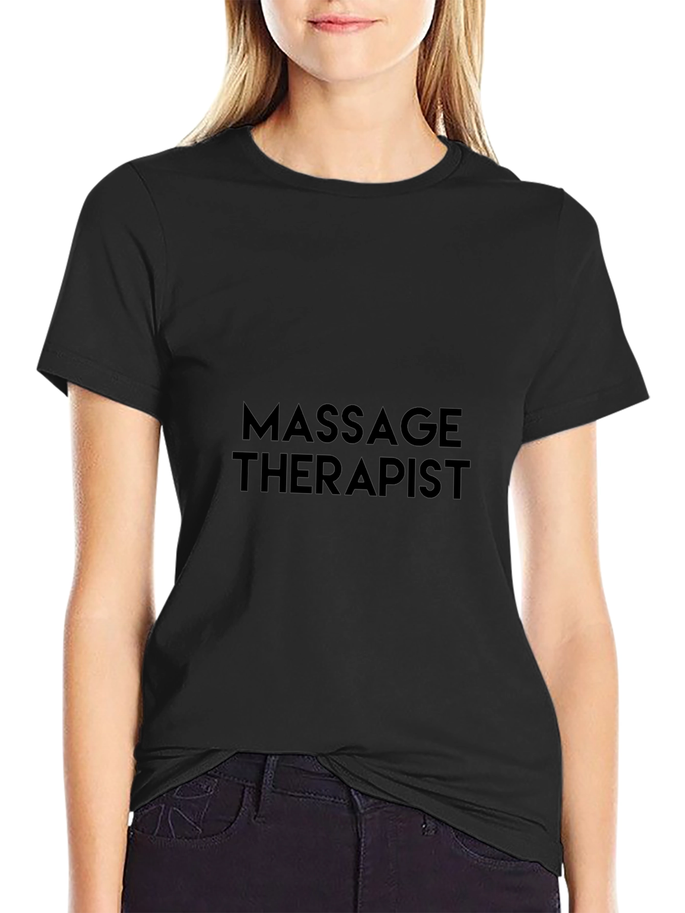 Massage Therapist Black T-Shirt