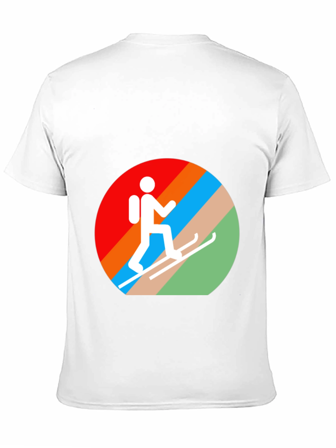 Ski Hiker Graphic Tee - Active Lifestyle Shirt