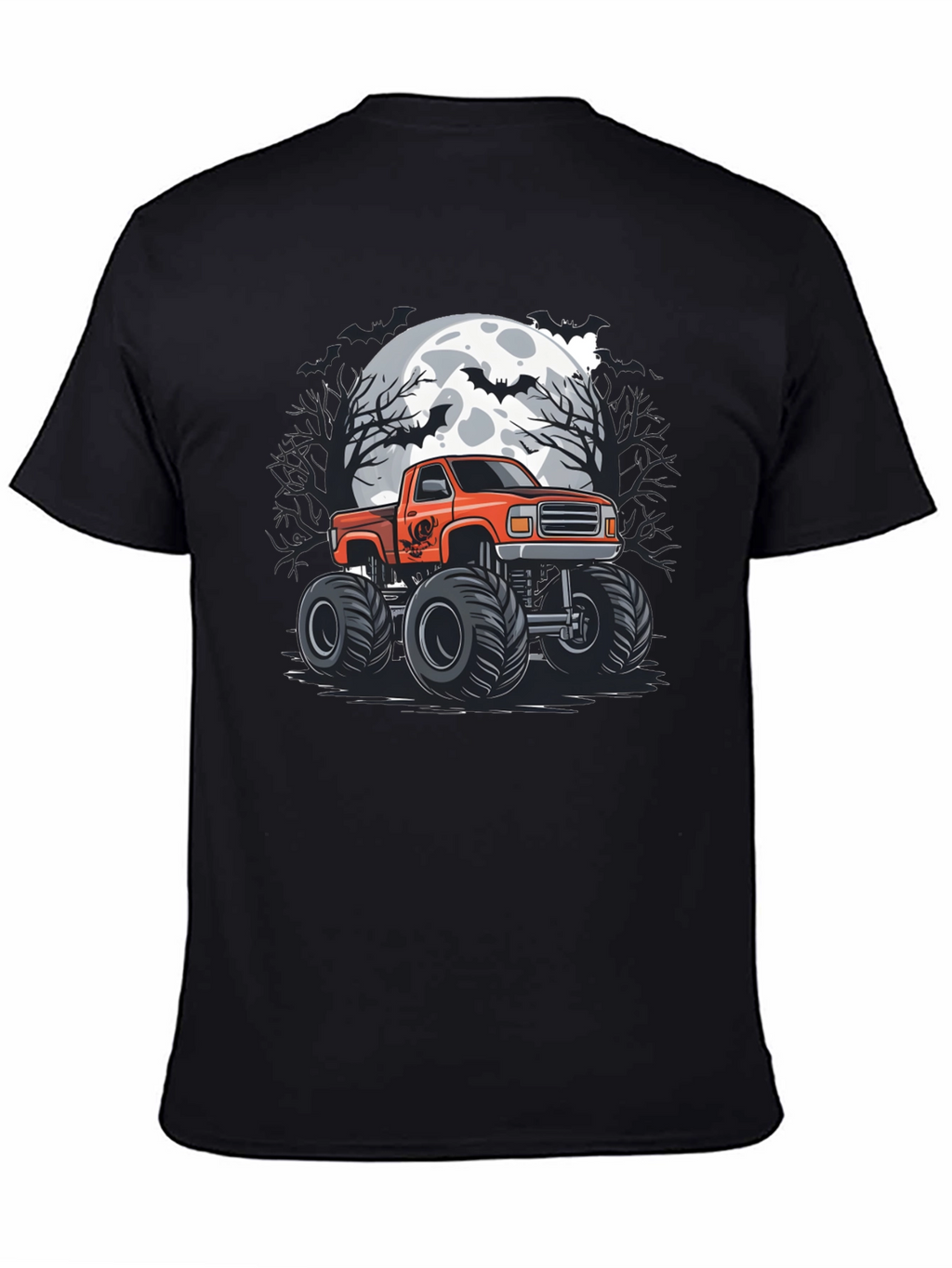 Halloween Monster Truck Graphic Tee