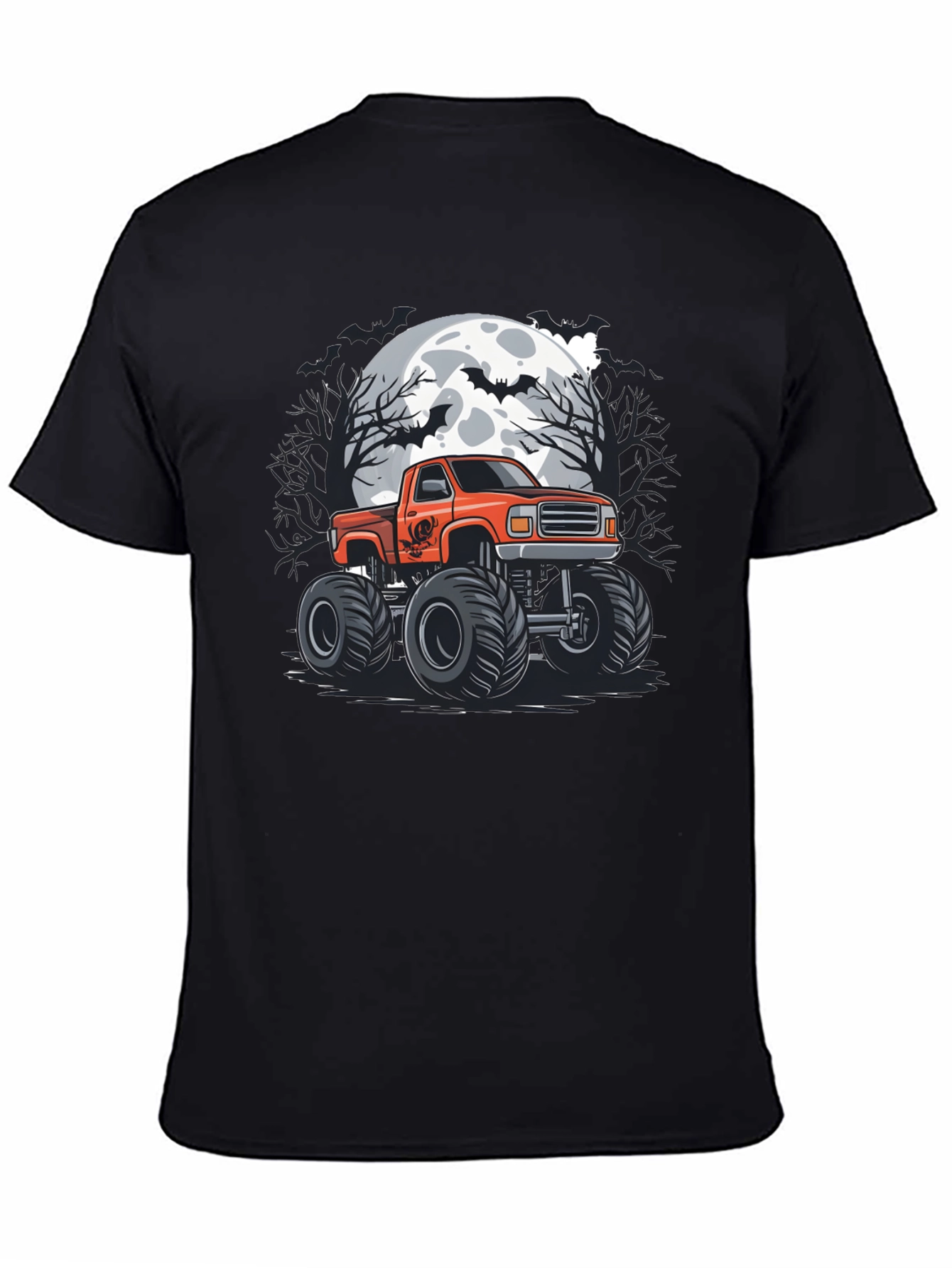 Halloween Monster Truck Graphic Tee