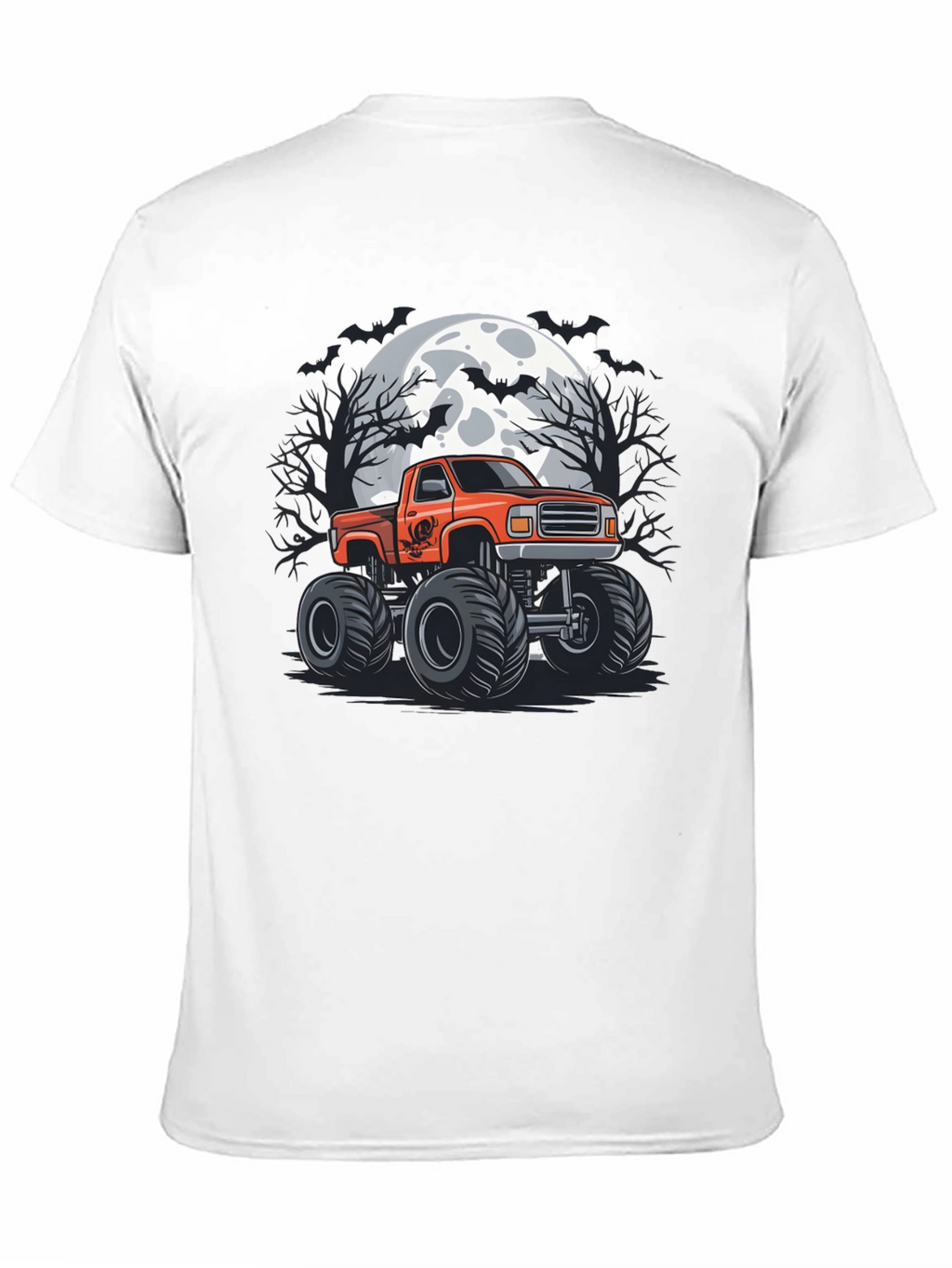 Halloween Monster Truck Graphic Tee