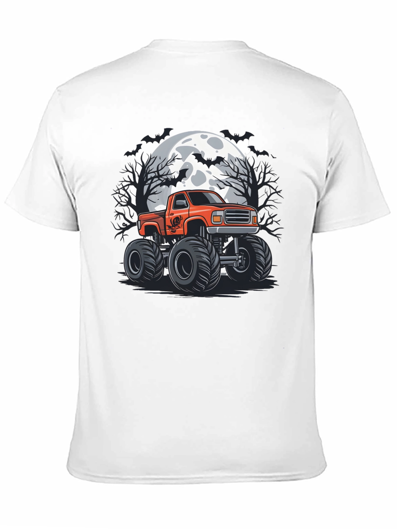 Halloween Monster Truck Graphic Tee