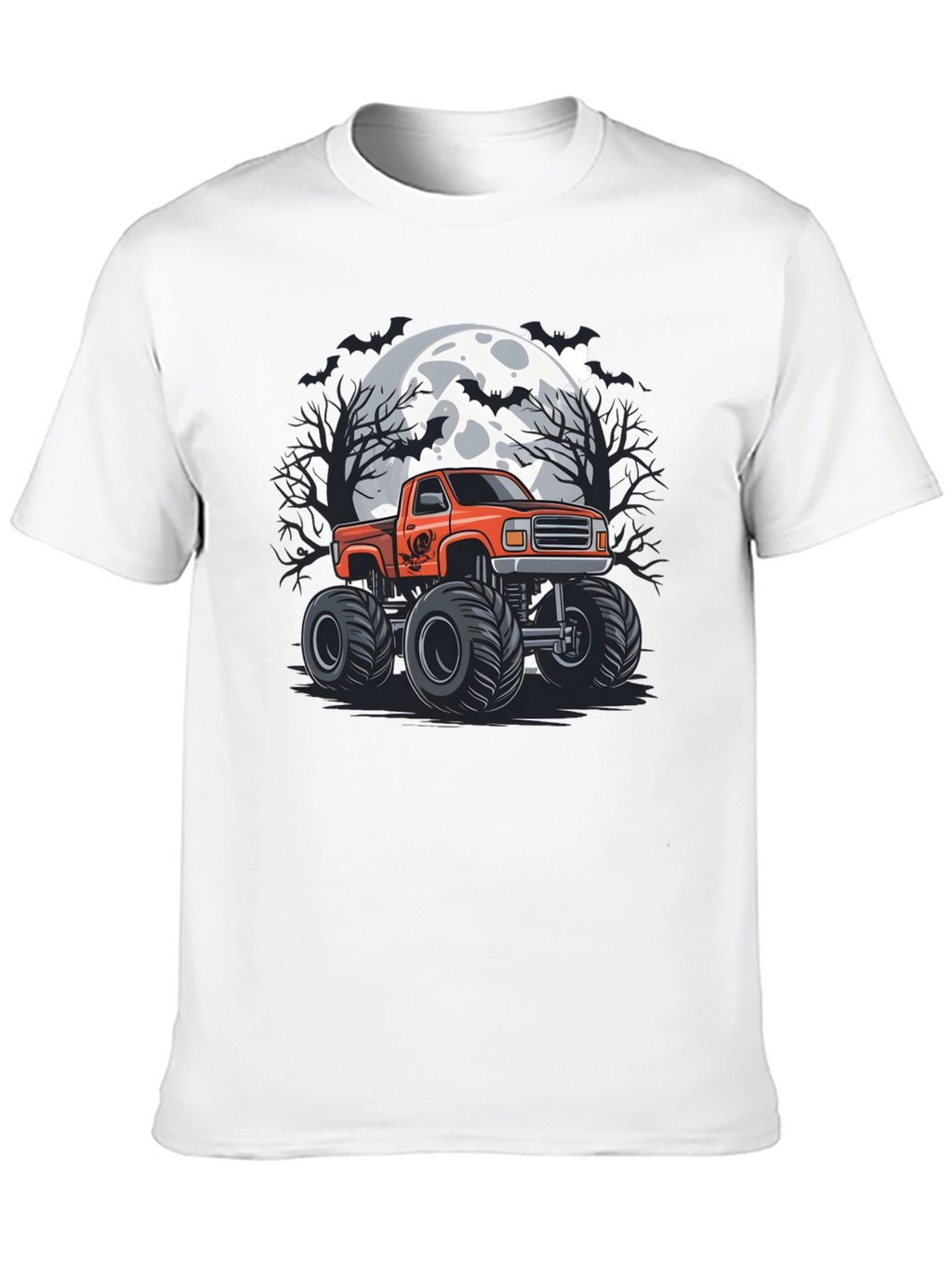 Halloween Monster Truck Graphic Tee