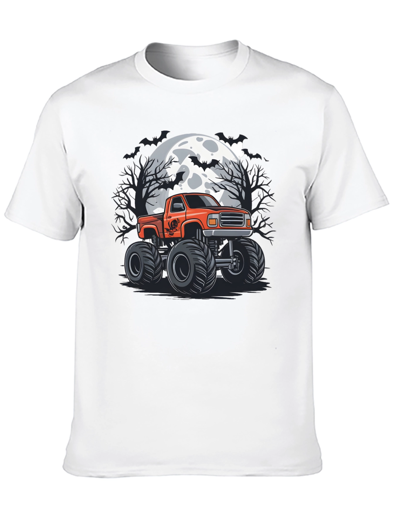 Halloween Monster Truck Graphic Tee