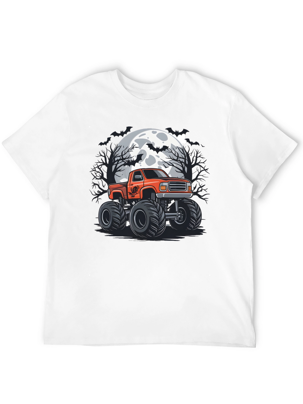 Halloween Monster Truck Graphic Tee