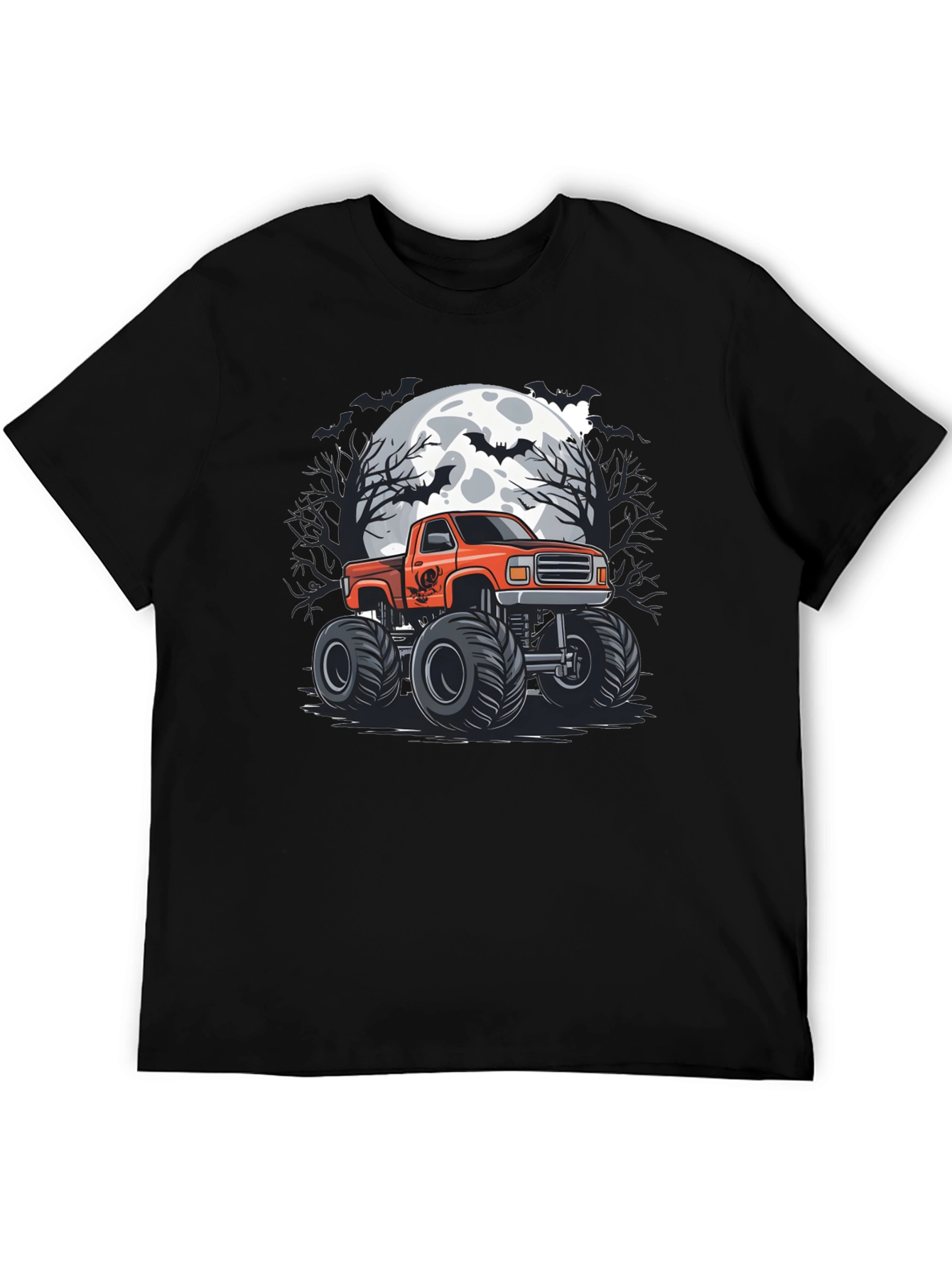 Halloween Monster Truck Graphic Tee