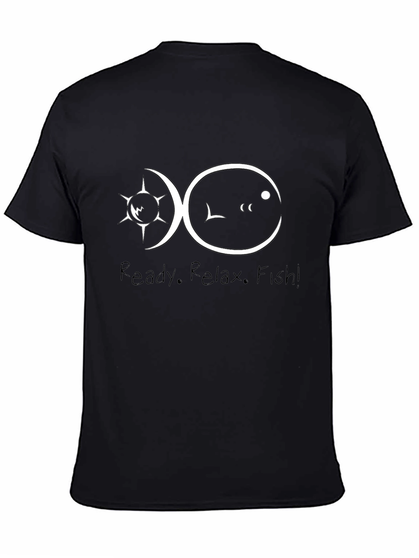 Ready. Relax. Fish! Mens Graphic Tee