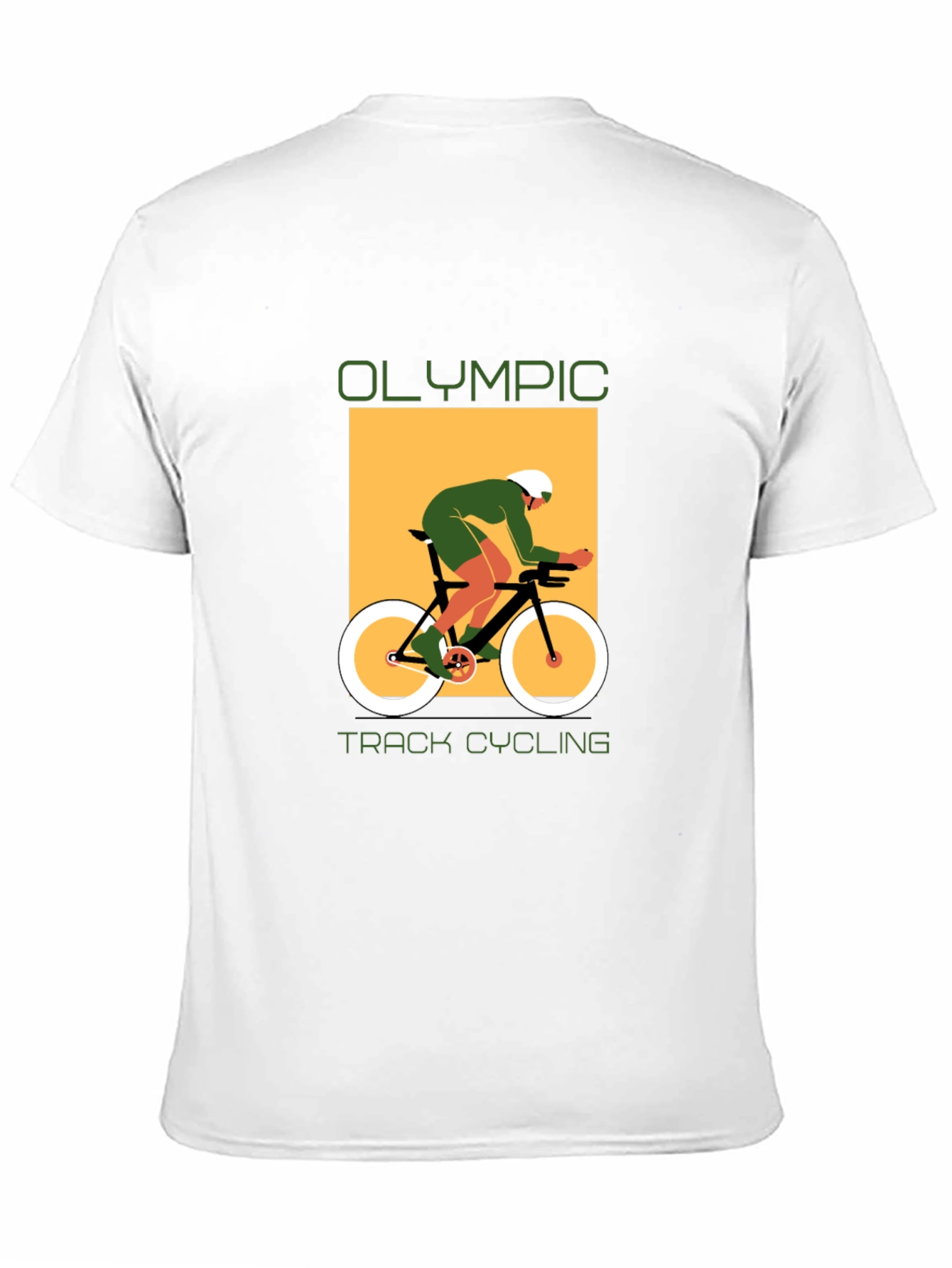 Olympic Track Cycling Graphic Tee - Black