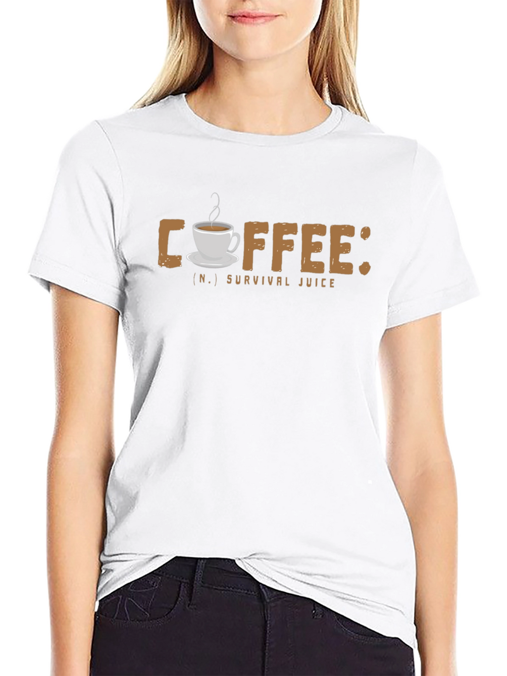 Coffee Survival Juice Graphic T-Shirt