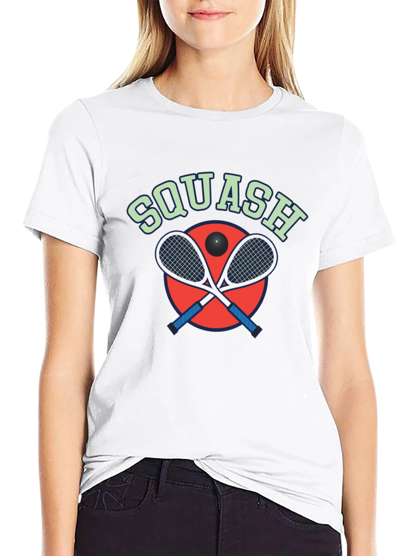Squash Graphic Tee - Sporty Style