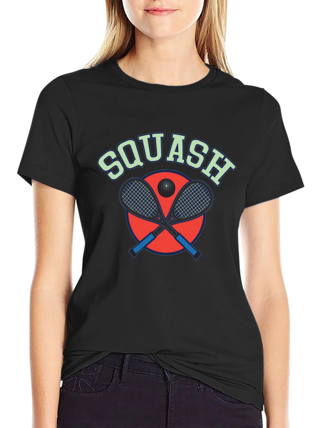 Squash Graphic Tee - Sporty Style
