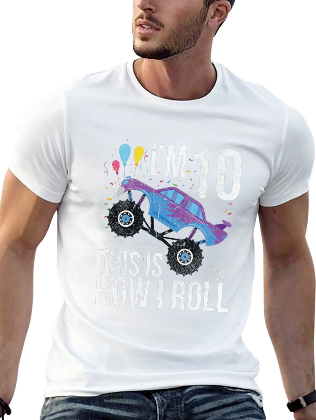 Im 10 Monster Truck Birthday T-Shirt