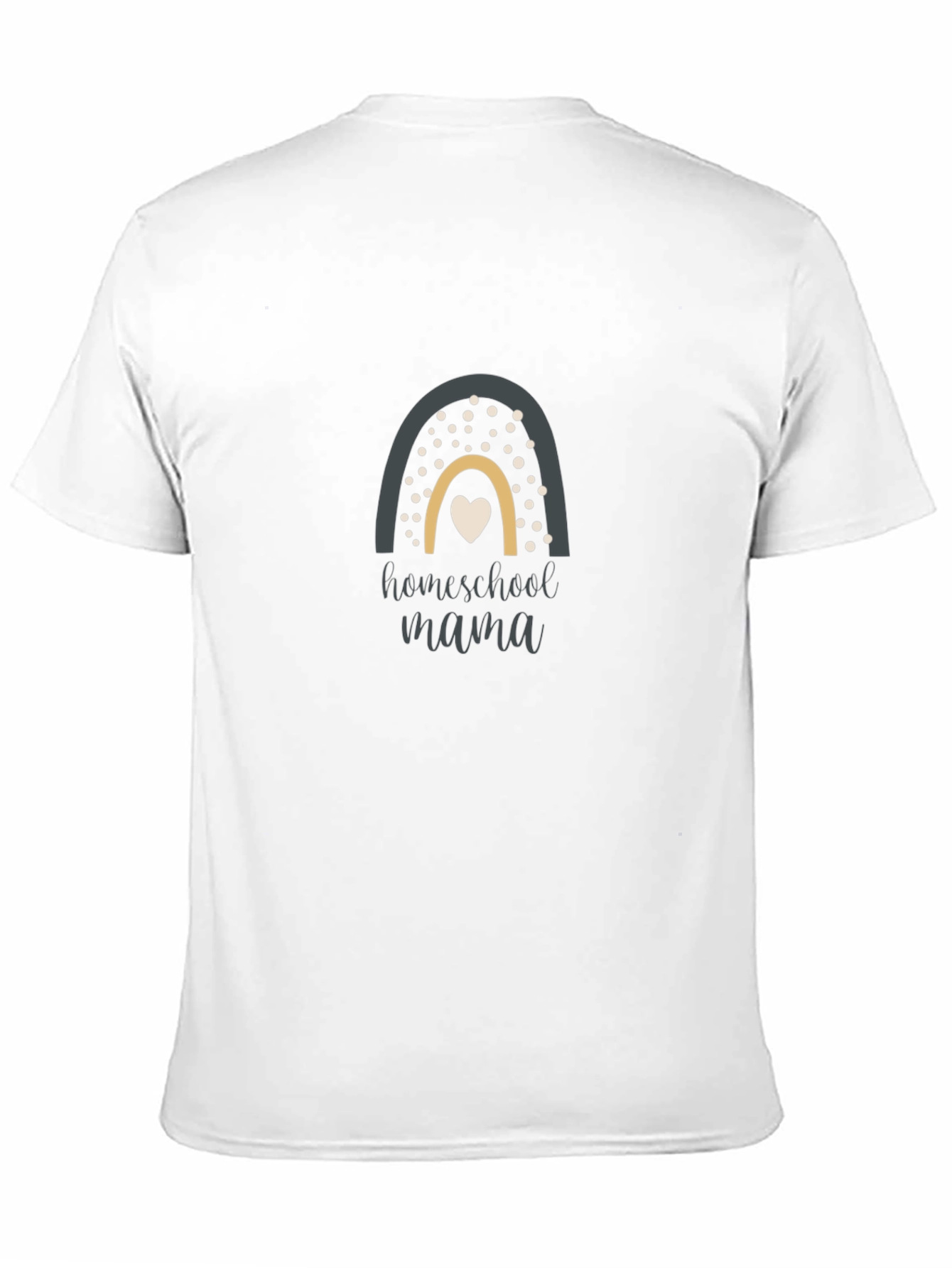 Homeschool Mama Rainbow Graphic Tee