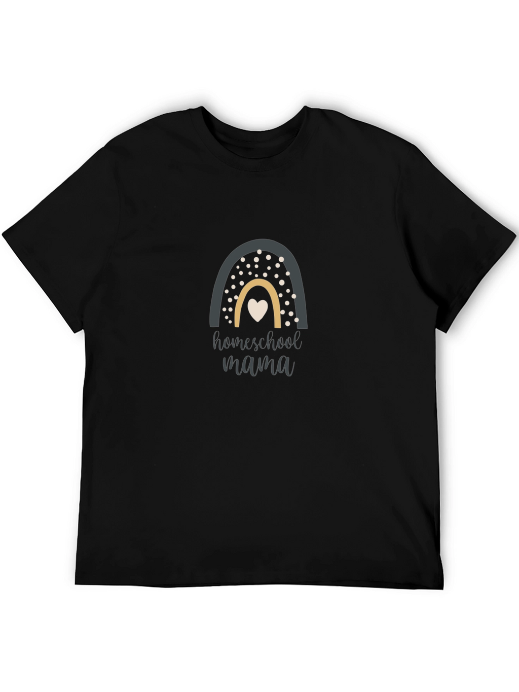 Homeschool Mama Rainbow Graphic Tee