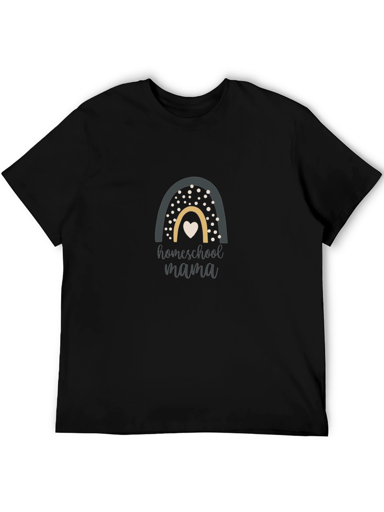 Homeschool Mama Rainbow Graphic Tee
