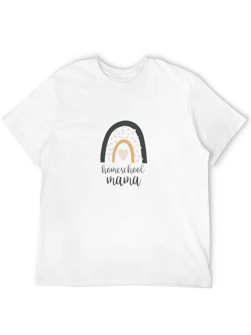 Homeschool Mama Rainbow Graphic Tee