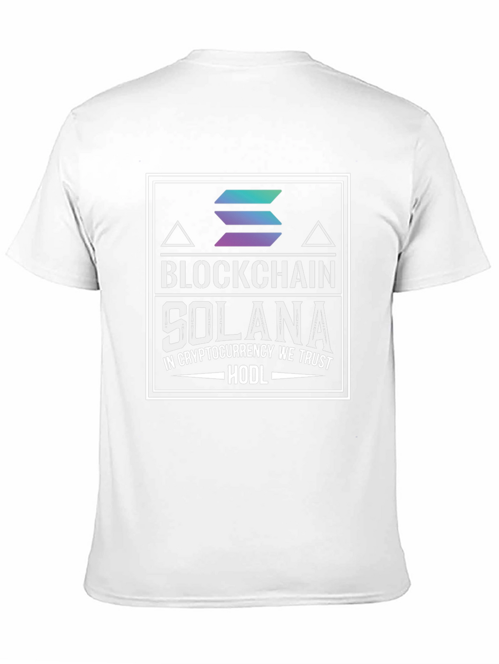 Solana Blockchain Crypto HODL T-Shirt