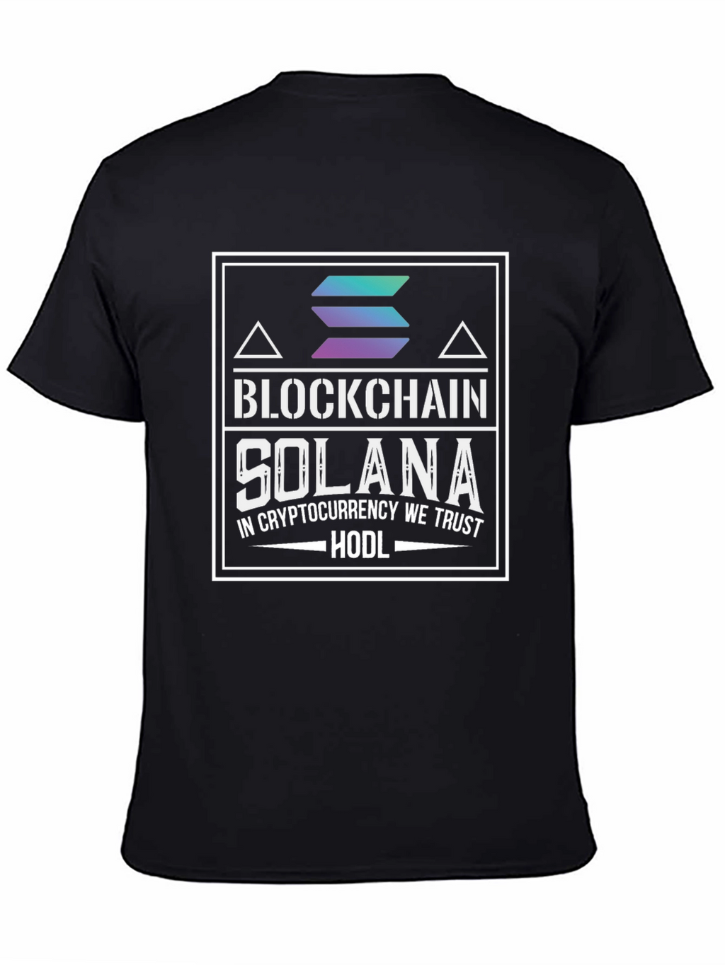 Solana Blockchain Crypto HODL T-Shirt